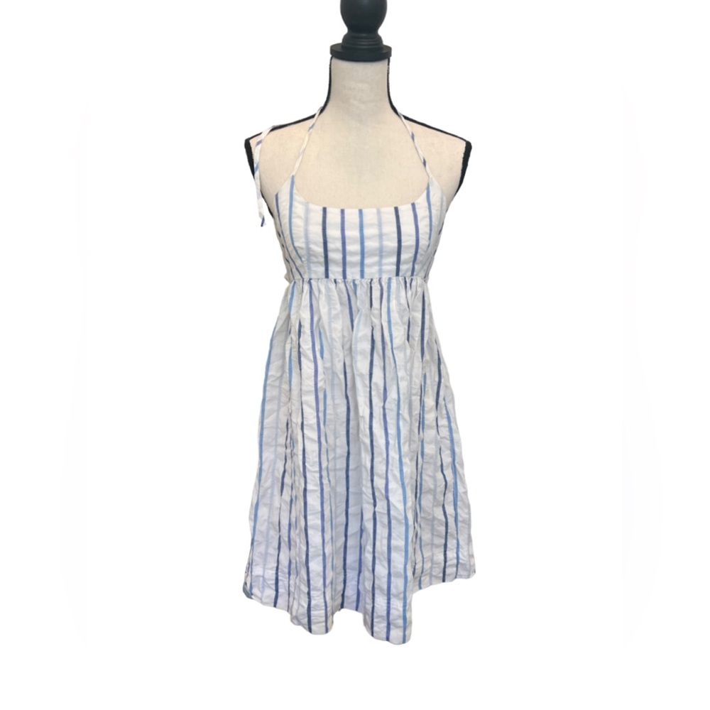 Steven Alan White and Blue Striped Dress